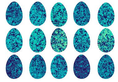 Duvar kağıdı, kumaş, tekstil, ambalaj ve hediyeler için yumurtalar. 