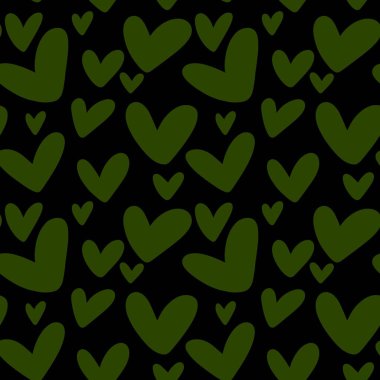 Kartpostallar, hediyeler ve kartpostallar için kalpleri olan kusursuz sevgililer günü desenleri. 