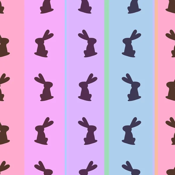 Patrón de conejitos sin costura de Pascua para telas y textiles y embalaje y regalos y tarjetas y ropa de cama y niños —  Fotos de Stock