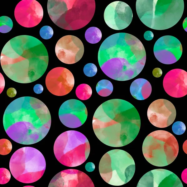 Abstract seamless coloured dots pattern for fabrics and textiles and packaging and gifts and cards and linens and kids — Stock Photo, Image