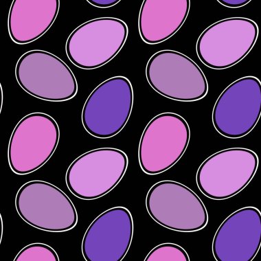 Duvar kağıdı, kumaş, tekstil, ambalaj ve hediyeler için yumurtaları olan paskalya pürüzsüz deseni. 