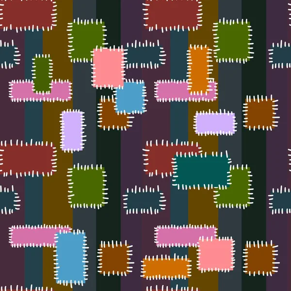 Kids seamless pattern with patch for fabrics and textiles and linens and gifts and cards and kids — Stock Photo, Image