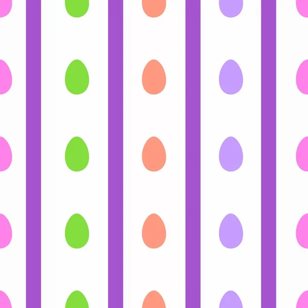 Patrón sin costura de Pascua con huevos para papel pintado y telas y textiles y embalaje y regalos —  Fotos de Stock