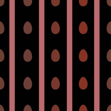 Duvar kağıdı, kumaş, tekstil, ambalaj ve hediyeler için yumurtaları olan paskalya pürüzsüz deseni. 