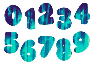 Etiketler, kartlar, posterler, ambalajlar, kartpostallar ve dergiler için renkli numaralarla ayarlayın