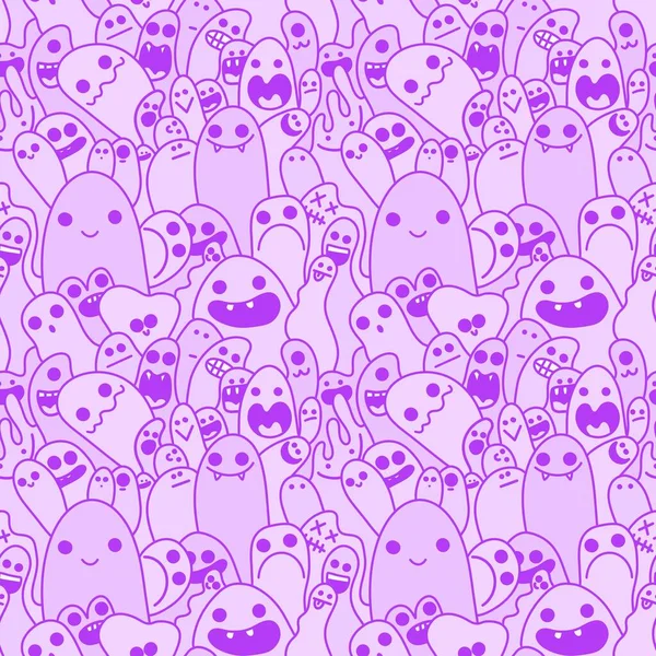 Cartoon seamless monster alien pattern for fabrics and textiles and packaging and gifts and cards and linens and kids — Stock Photo, Image