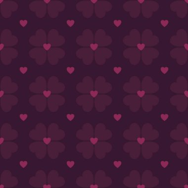 Kartpostallar, hediyeler ve kartpostallar için kalpleri olan kusursuz sevgililer günü desenleri. 