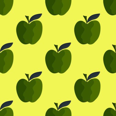 Hediyeler için elmalı, kusursuz meyve deseni.