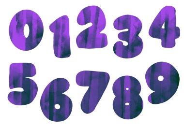 Etiketler, kartlar, posterler, ambalajlar, kartpostallar ve dergiler için renkli numaralarla ayarlayın