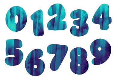 Etiketler, kartlar, posterler, ambalajlar, kartpostallar ve dergiler için renkli numaralarla ayarlayın