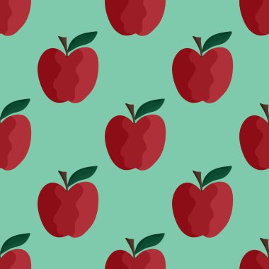 Hediyeler için elmalı, kusursuz meyve deseni.