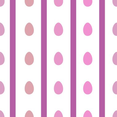 Duvar kağıdı, kumaş, tekstil, ambalaj ve hediyeler için yumurtaları olan paskalya pürüzsüz deseni. 