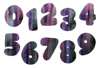 Etiketler, kartlar, posterler, ambalajlar, kartpostallar ve dergiler için renkli numaralarla ayarlayın