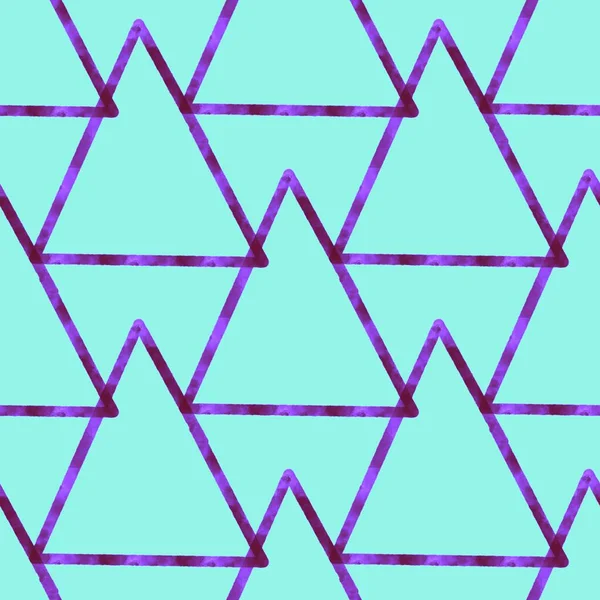 Abstrakcyjny geometryczny bezszwowy wzór trójkąta dla tkanin, opakowań, prezentów, kart, pościeli i dzieci — Zdjęcie stockowe