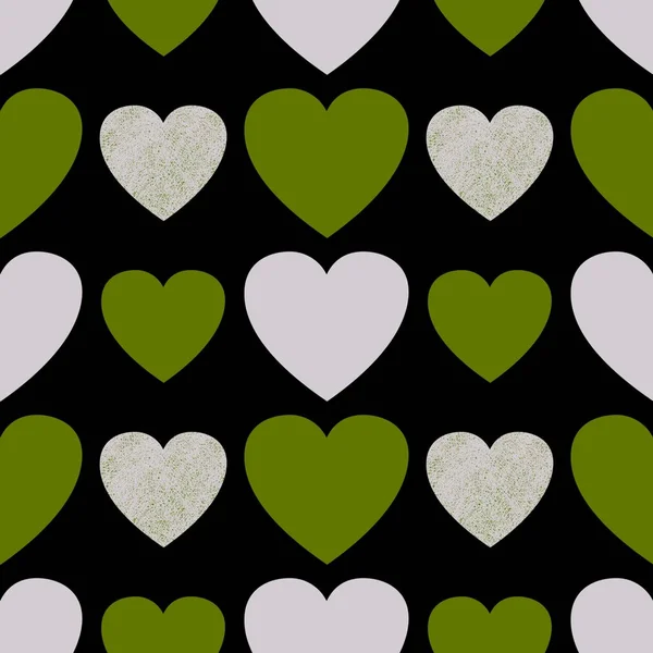 Seamless valentines pattern with hearts for postcard and gifts and cards — Stock Photo, Image