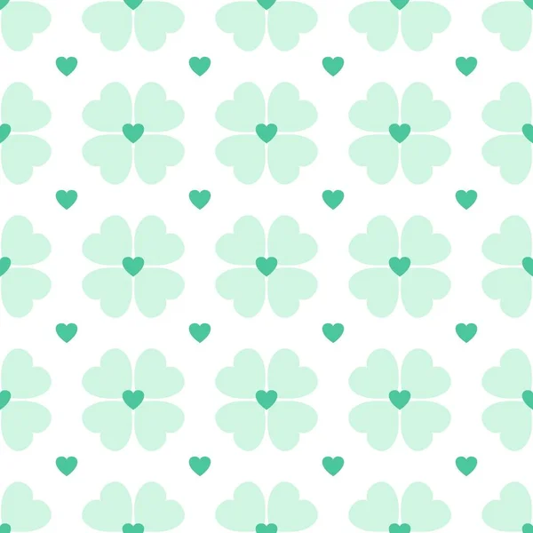 Seamless valentines pattern with hearts for postcard and gifts and cards — Stock Photo, Image