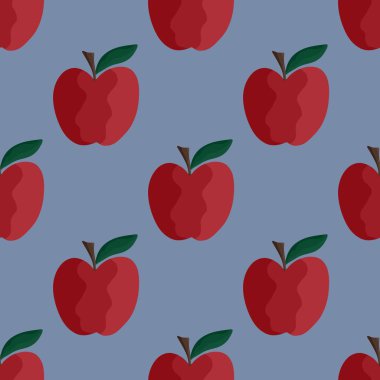 Hediyeler için elmalı, kusursuz meyve deseni.