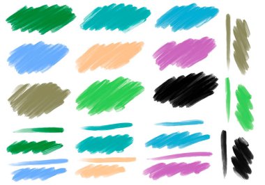 Dergiler, kartlar, hobiler, defterler, çıkartmalar ve çocuklar için boya kalemleri ile set