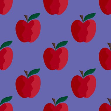 Hediyeler için elmalı, kusursuz meyve deseni.