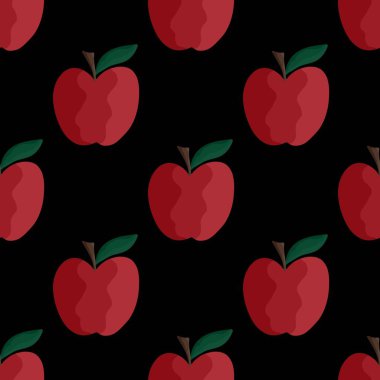 Hediyeler için elmalı, kusursuz meyve deseni.