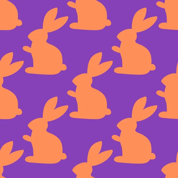 Kids seamless rabbits pattern for fabrics and textiles and packaging and gifts and cards and linens — Stock Photo, Image