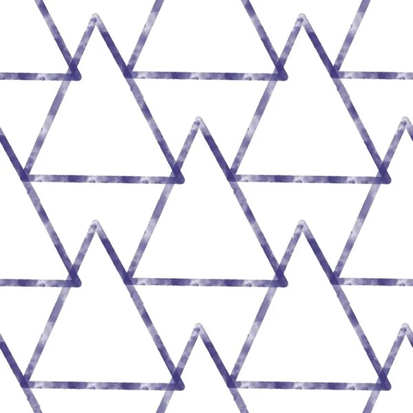 Abstraktní geometrický bezešvý trojúhelníkový vzor pro tkaniny a obaly a dárky a karty a prádlo a děti — Stock fotografie