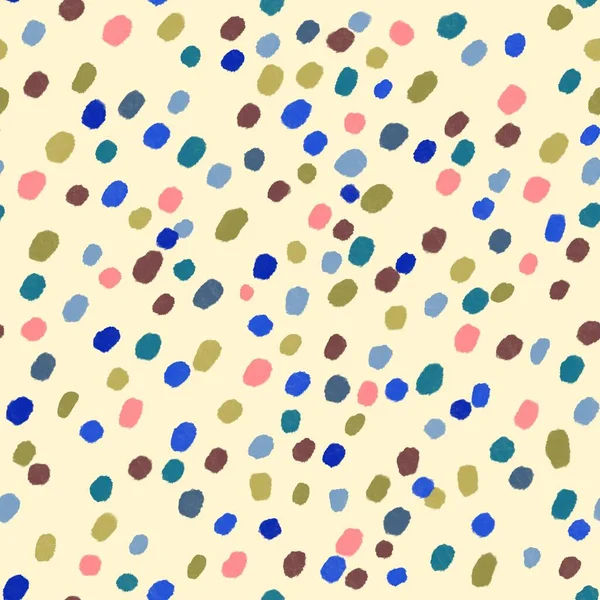 Seamless polka dots pattern for fabrics and textiles and packaging and gifts and cards and linens — Stock Photo, Image