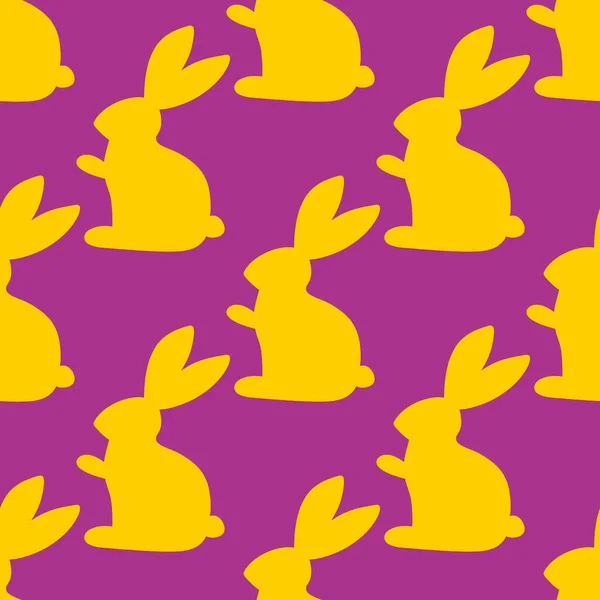 Дитячий безшовний візерунок для кроликів для тканин і текстилю, упаковки, подарунків і карт і постільної білизни — стокове фото