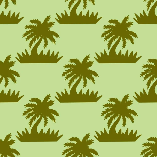 Summer seamless palm trees pattern for fabrics and packaging and gifts and cards and linens and kids and hobbies — Stock Photo, Image