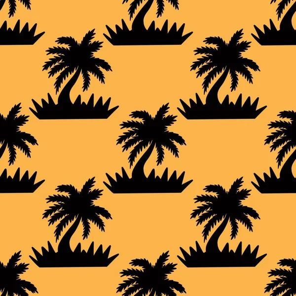 Summer seamless palm trees pattern for fabrics and packaging and gifts and cards and linens and kids and hobbies — Stock Photo, Image