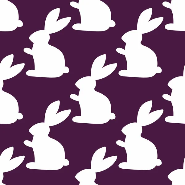 Modèle de lapins sans couture pour enfants pour tissus et textiles et emballage et cadeaux et cartes et draps — Photo