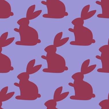 Çocuklar kumaşlar, tekstil ve ambalajlar, hediyeler, kartlar ve çarşaflar için kusursuz tavşanlar.