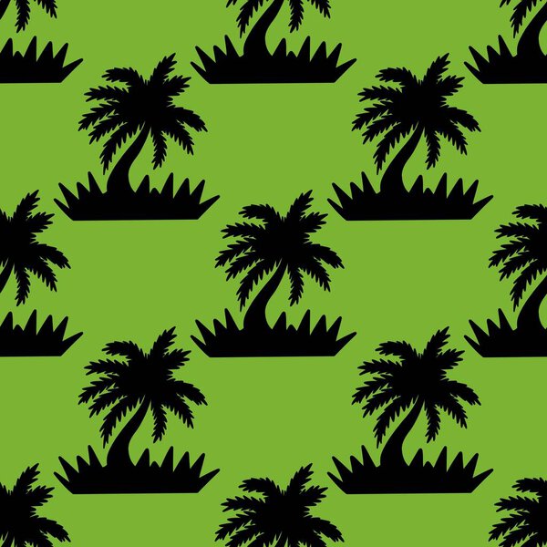 Summer seamless palm trees pattern for fabrics and packaging and gifts and cards and linens and kids and hobbies