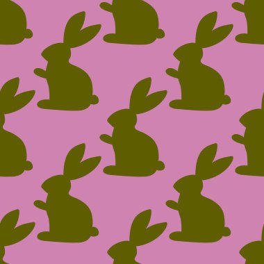 Çocuklar kumaşlar, tekstil ve ambalajlar, hediyeler, kartlar ve çarşaflar için kusursuz tavşanlar.