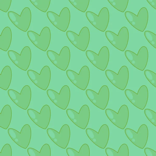 Seamless valentines pattern with hearts for postcard and gifts and cards — Stock Photo, Image