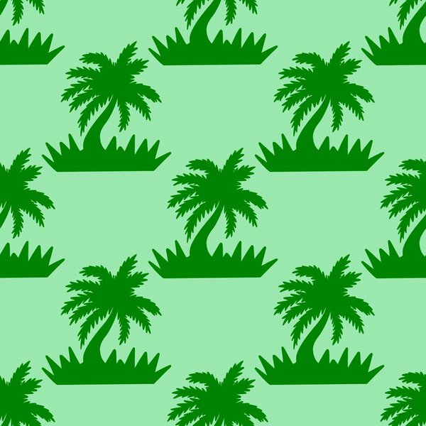 Summer seamless palm trees pattern for fabrics and packaging and gifts and cards and linens and kids and hobbies