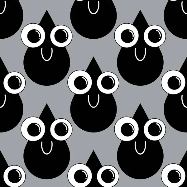 Kids seamless water rain drops pattern for fabrics and textiles and packaging and gifts and cards and linens and kids — Stock Photo, Image