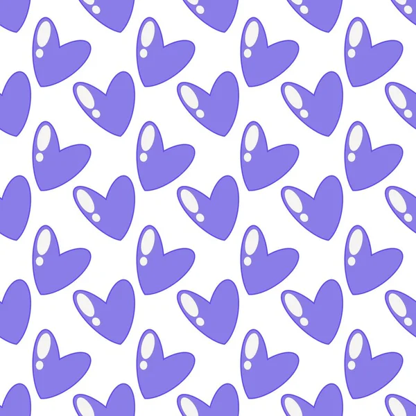 Seamless valentines pattern with hearts for postcard and gifts and cards — Stock Photo, Image