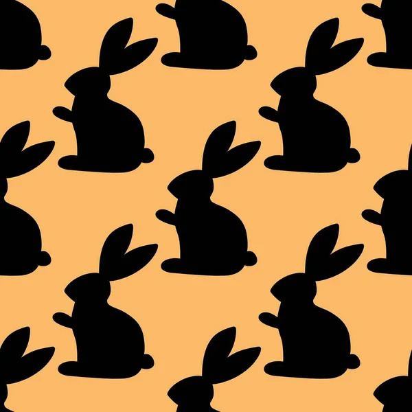 Kinder nahtlose Kaninchenmuster für Stoffe und Textilien und Verpackungen sowie Geschenke und Karten und Bettwäsche — Stockfoto