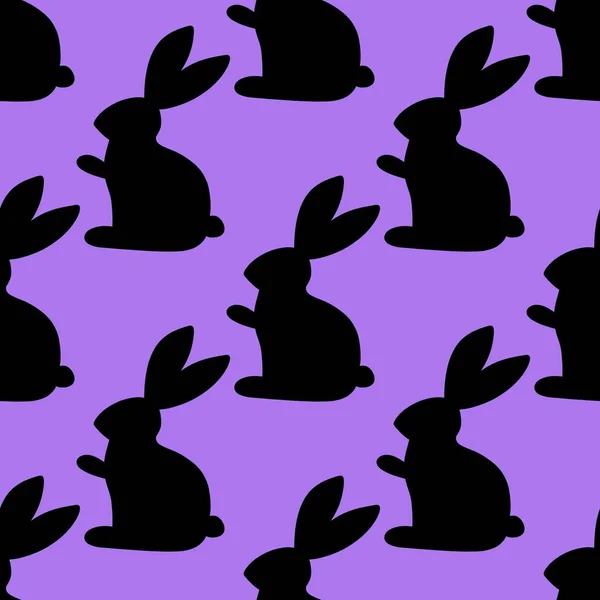 Kids seamless rabbits pattern for fabrics and textiles and packaging and gifts and cards and linens — Stock Photo, Image