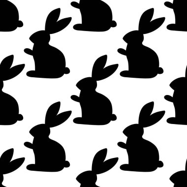 Çocuklar kumaşlar, tekstil ve ambalajlar, hediyeler, kartlar ve çarşaflar için kusursuz tavşanlar.