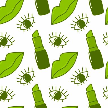 Kusursuz ruj ve kumaşlar, ambalajlar, hediyeler, kartlar, ambalaj kağıtları ve dergiler için göz deseni.