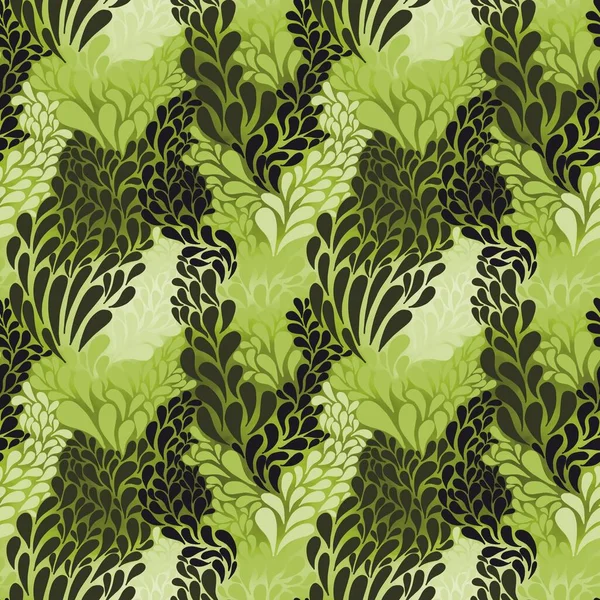 Patrón sin costura con hojas para telas y textiles —  Fotos de Stock
