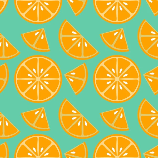 Patrón de naranja limón sin costuras de frutas de verano para textiles y envases y regalos y tarjetas y ropa de cama y niños — Foto de Stock