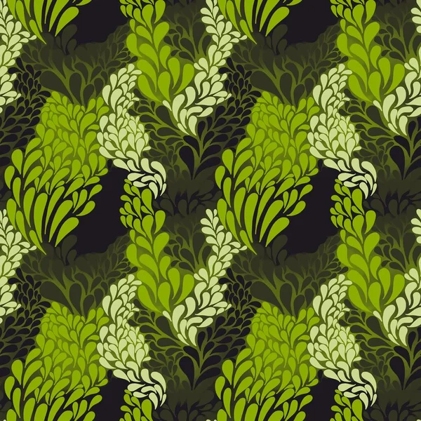 Seamless pattern with leaves for fabrics and textiles — Stock Photo, Image