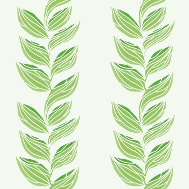 Kumaşlar, tekstil, kartlar, çarşaflar ve ambalaj kağıtları için pürüzsüz yapraklar ve dallar.