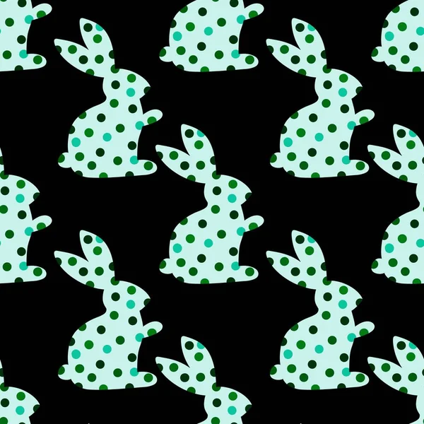 Easter seamless rabbit pattern for fabrics and textiles and packaging and Christmas gifts and kids — Stock Photo, Image