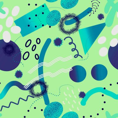 Tekstil ve ambalajlar, hediyeler, kartlar, çarşaflar ve çocuklar için soyut renksiz geometrik desen