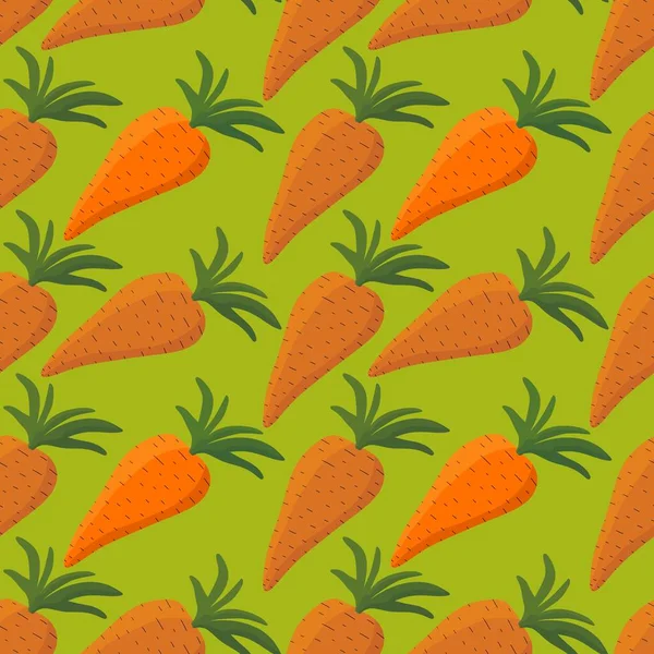 Seamless carrots pattern for fabrics and textiles and packaging and gifts and cards and linens and kids and kitchen — Stock Photo, Image