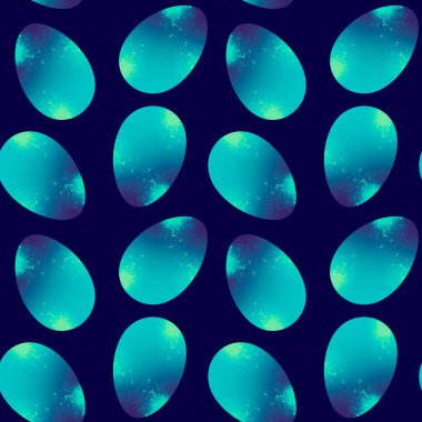 Duvar kağıdı, kumaş, tekstil, ambalaj ve hediyeler için yumurtaları olan paskalya pürüzsüz deseni. 